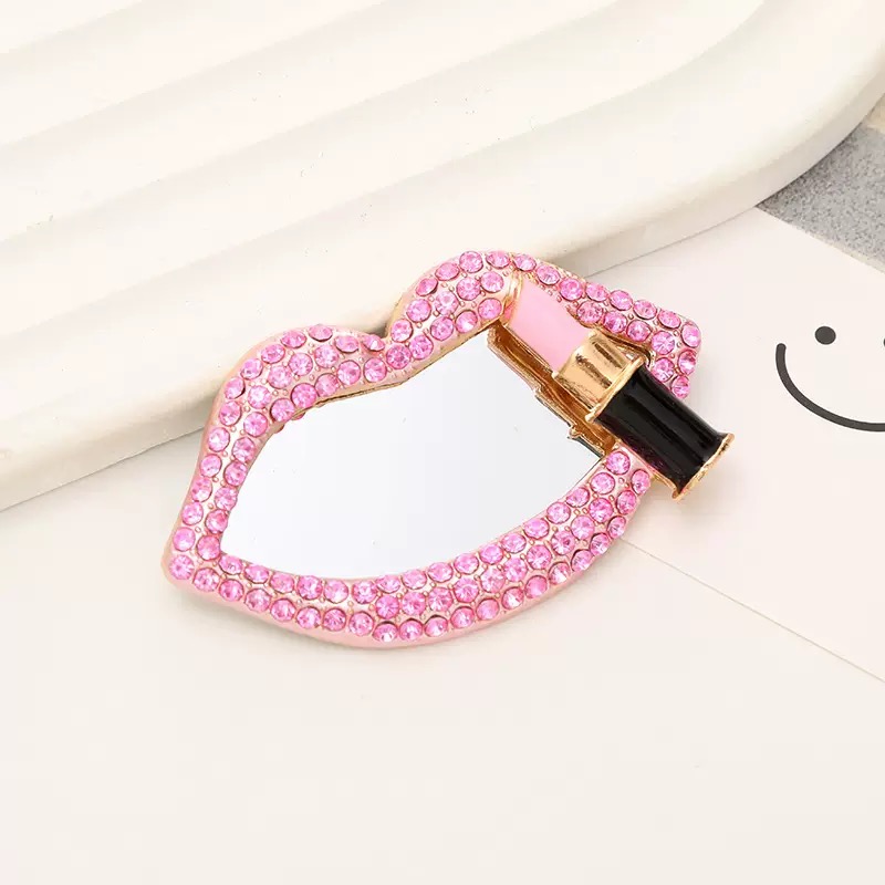 Phone Cases Junk - 2 szt. Różowo-czerwone różane diamentowe ozdoby