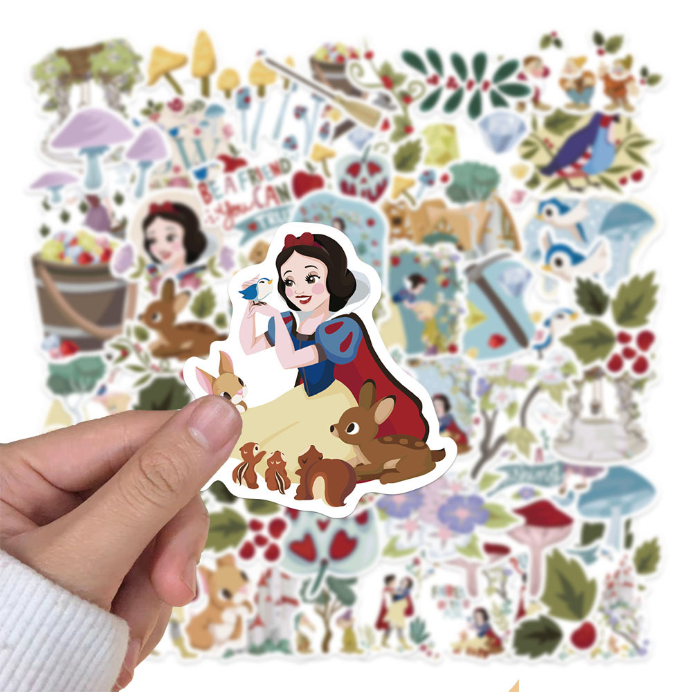 Phone Cases Disney - 50 szt. Kawaii Naklejki z Kreskówkami