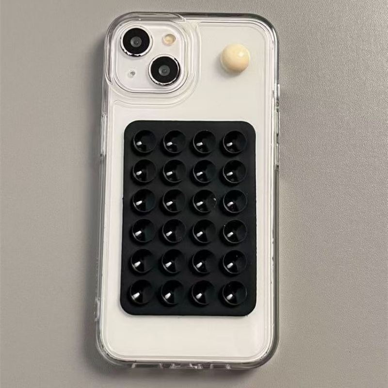 Phone Cases Apple - Silikonowy uchwyt na telefon z przyssawką,