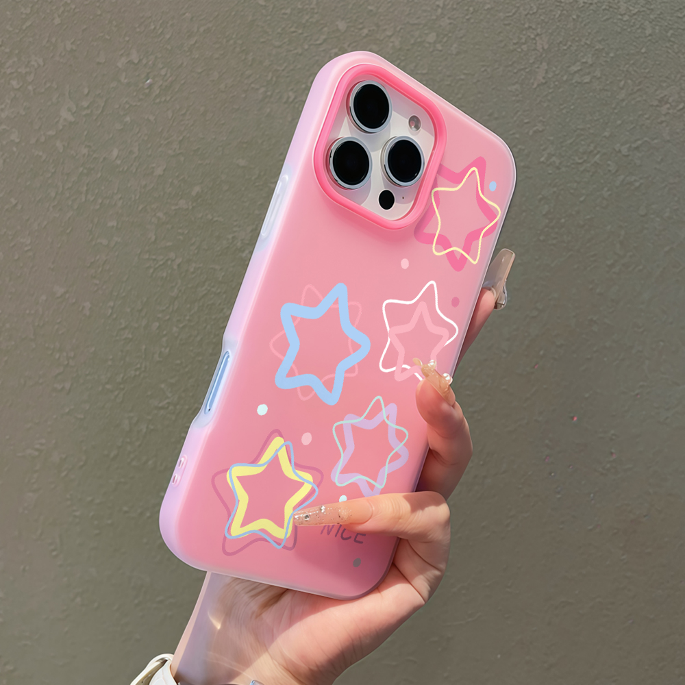 Phone Cases Kawaii - Etui na telefon Kawaii Outlines Star