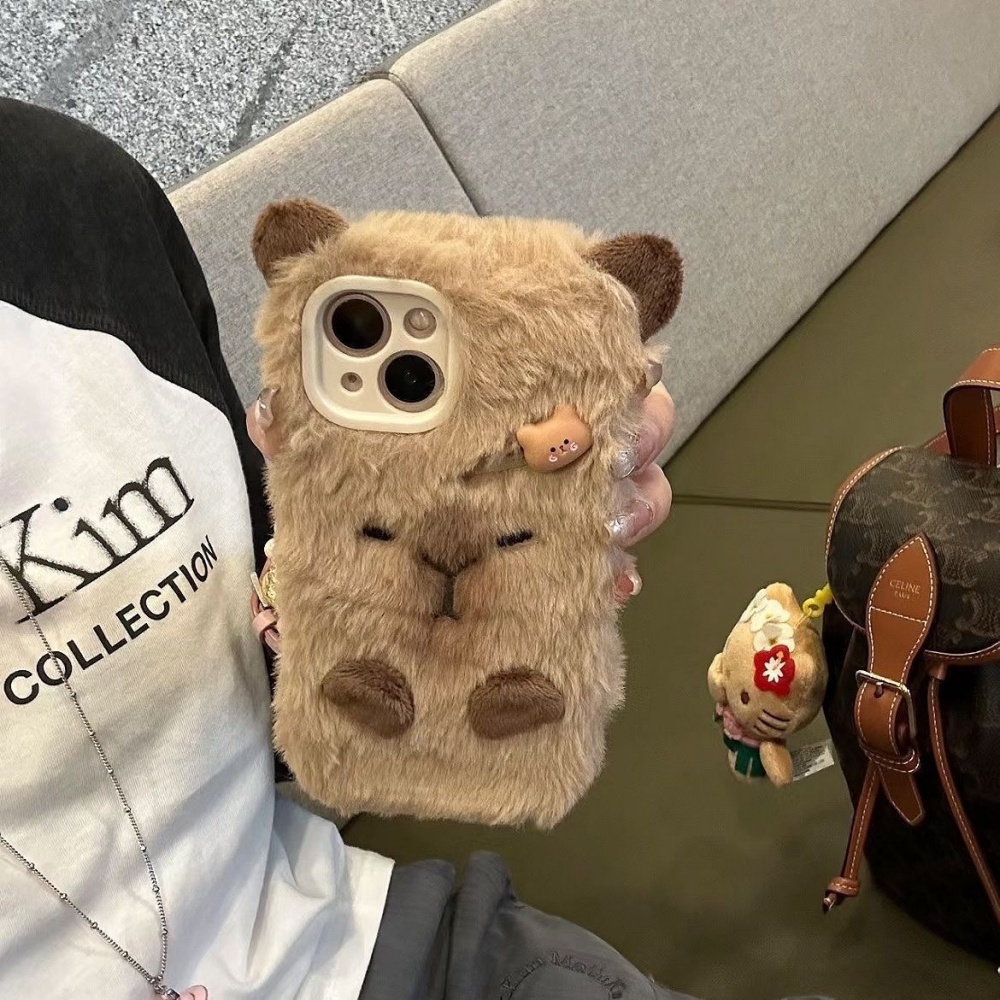 Phone Cases Apple - Luksusowe etui na telefon z puszystym