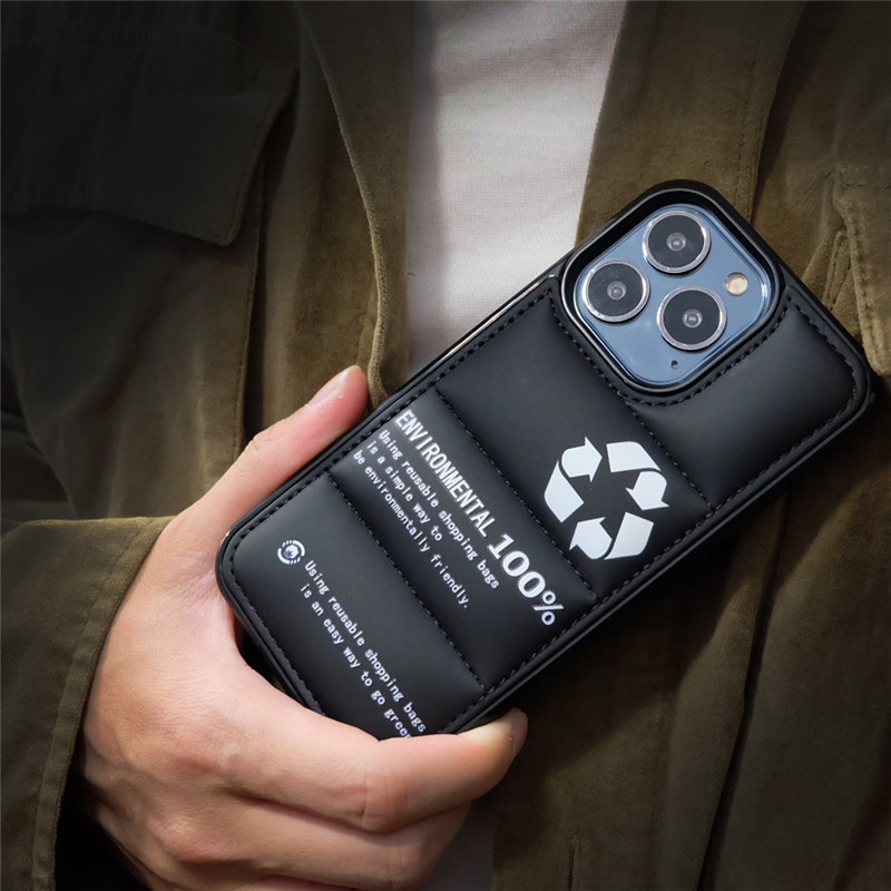Kreatywna kurtka puchowa z log – Phone Cases Recycling recenzja i cena
